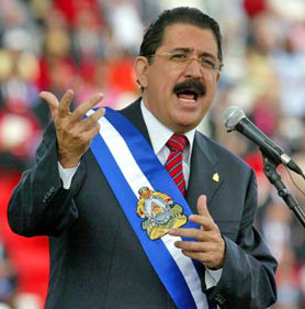 The Leader of Honduras, Now in Exile