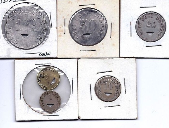 Various forms of coal scrip
