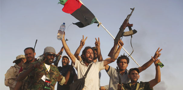 NATO-backed Libyan rebels overthrew Gaddafi in 2011
