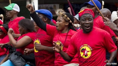 Like other unions, Numsa members went on strike earlier this year